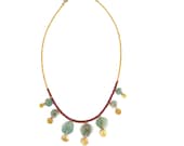 Gold Specks Necklace - GracelandJewelry