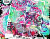 doodles UNLEASHED art journaling cards printable