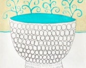 This Bowl is Full of Hope, limited edition print, 2/50 by Rowena Murillo