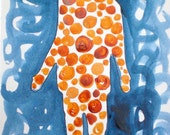 Forgotten People by Rowena Murillo limited edition giclee print of acrylic painting on paper