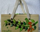 Enid Collins ... Vintage Box Bag ... Money Tree