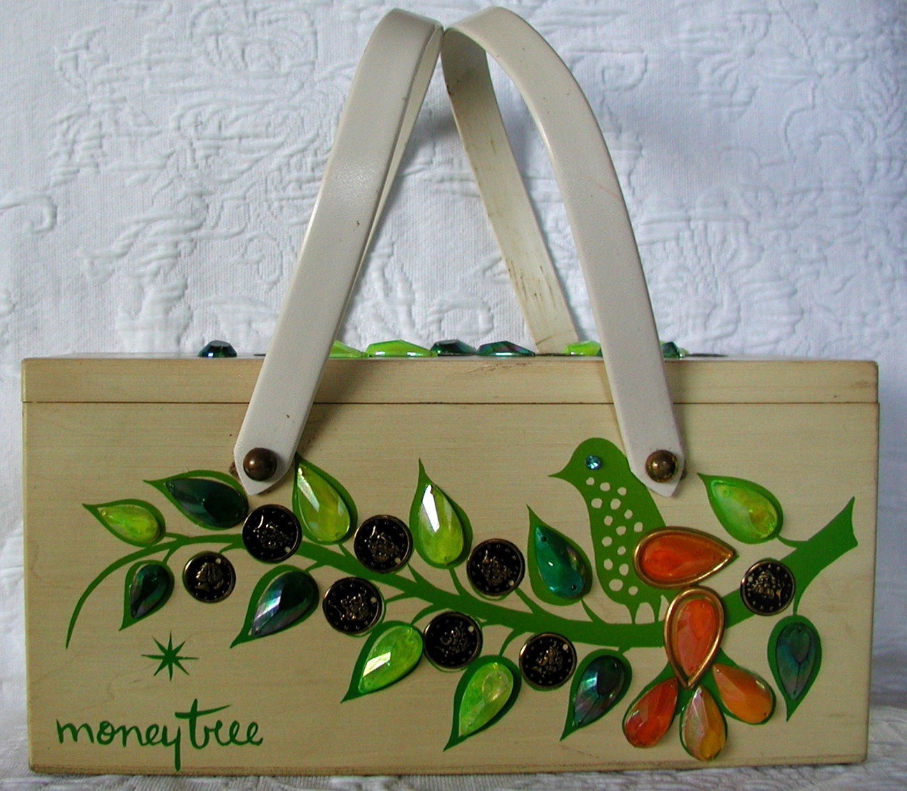 Enid Collins ... Vintage Box Bag ... Money Tree