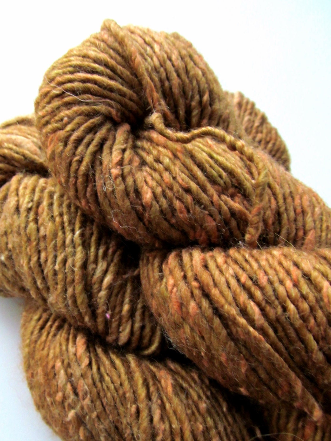 The Fibre Company Terra - Iron - Orange Brown Peach Worsted Aran Kettled Dyed Alpaca Merino Silk Yarn