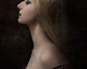 NOIR Fine Art Print - Deep, dark, rich with seduction - Gothic and Steampunk flair - Victorian Cameo