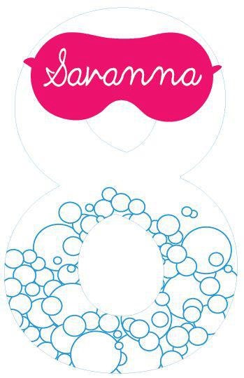 Spa Themed - Personalized Number Birthday Sign - Great for Photo Prop or Decoration