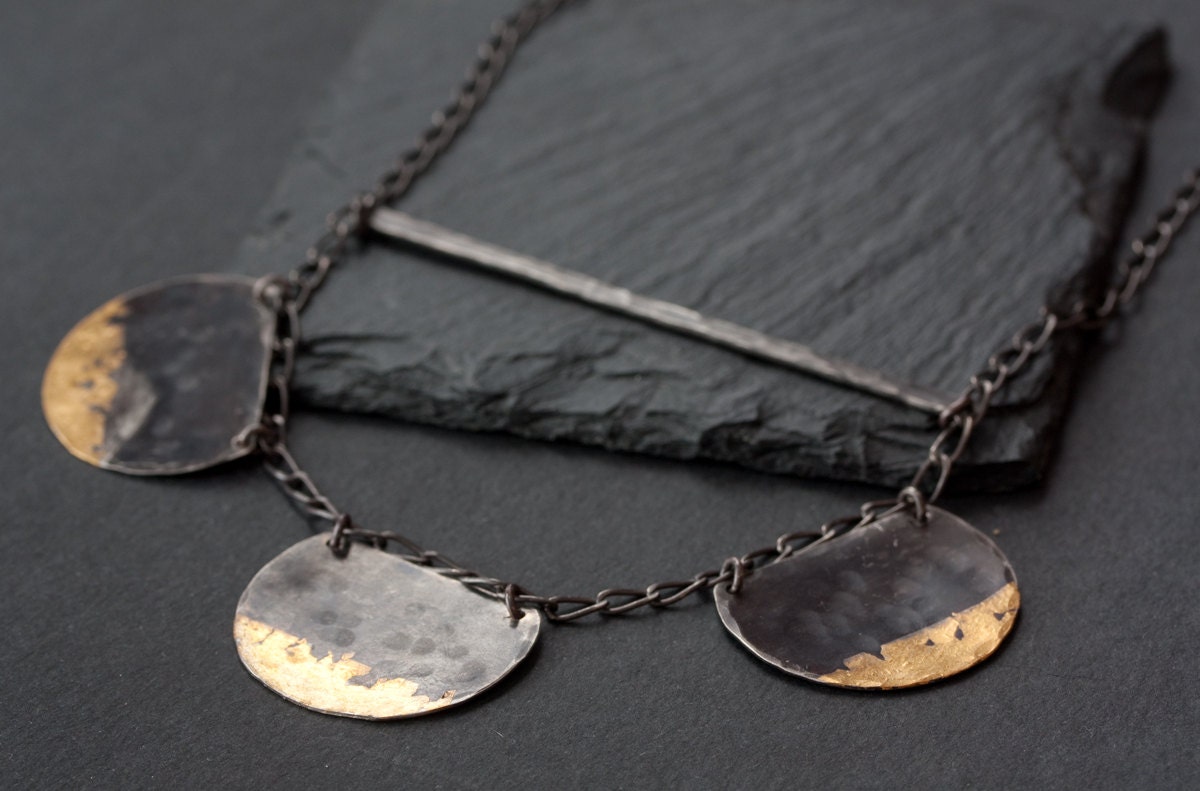 Keum Boo Crescent Necklace