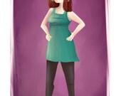 Custom Complex Cartoony Portrait Illustration