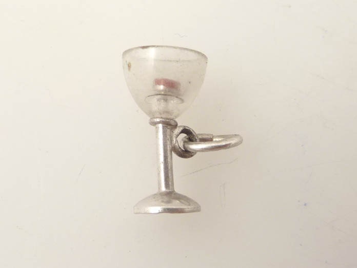 Vintage Sterling Cosmo Cocktail Glass