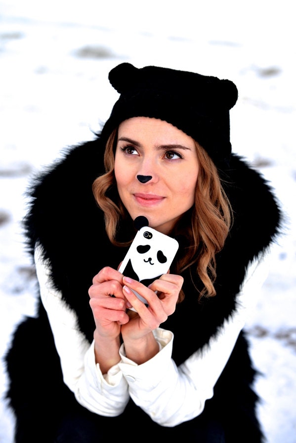 Teddy Beanie in Black