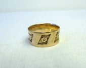 Vintage Victorian Gold Cigar Ring