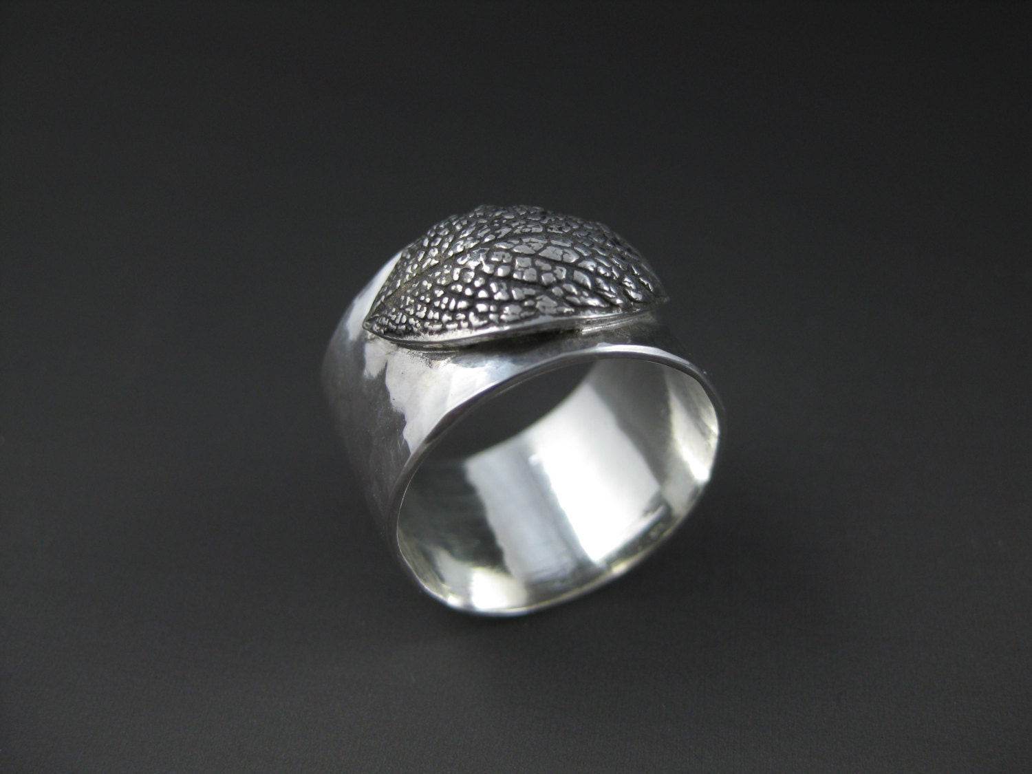 Leaf Ring in Sterling