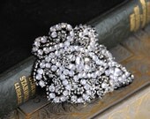 Suzette - Beaded Rhinestone Hair Comb