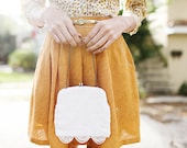 VINTAGE - Sweet 60s Beaded Wedding Purse