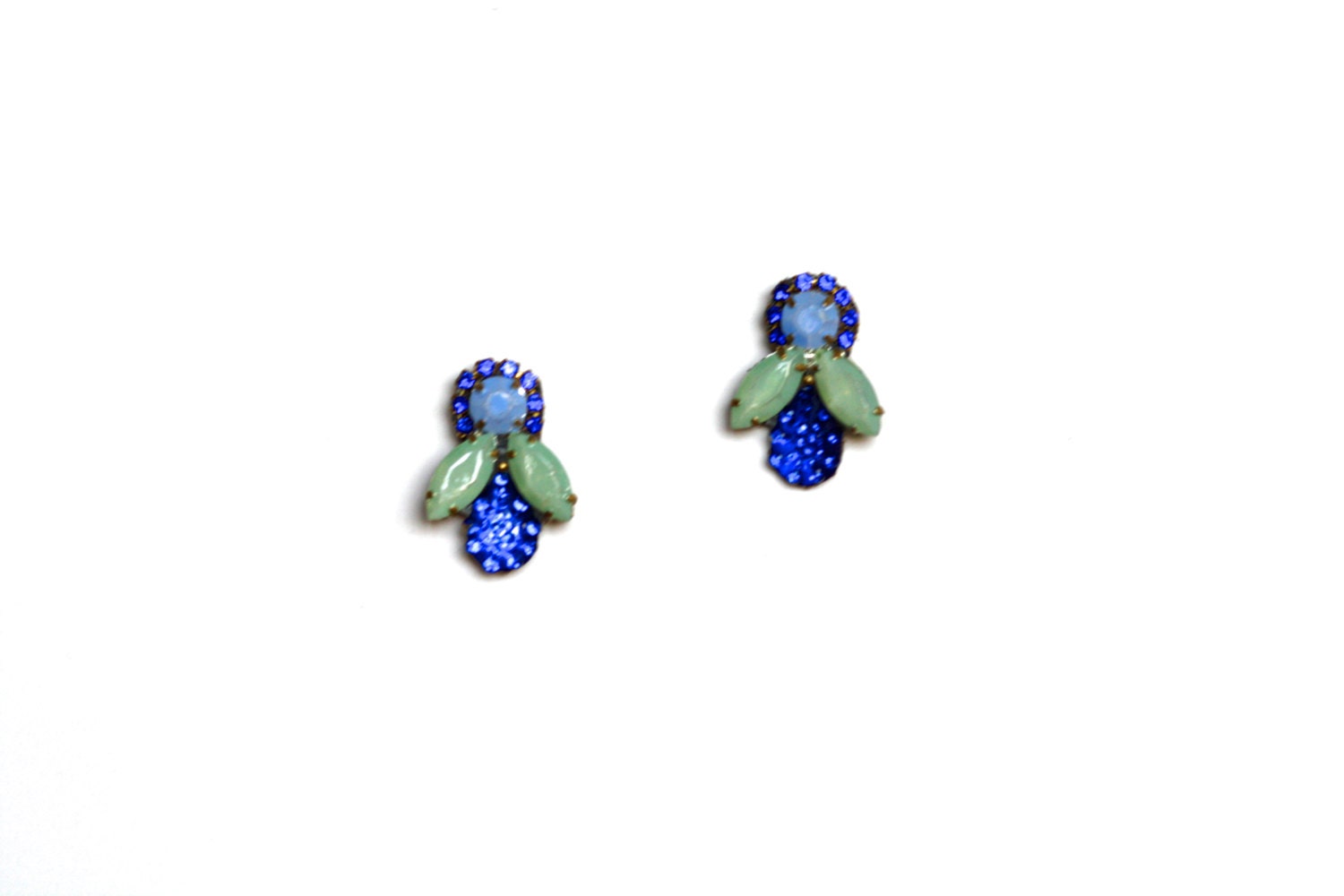 One of a Kind Earrings- Jewel Honey Bee 2