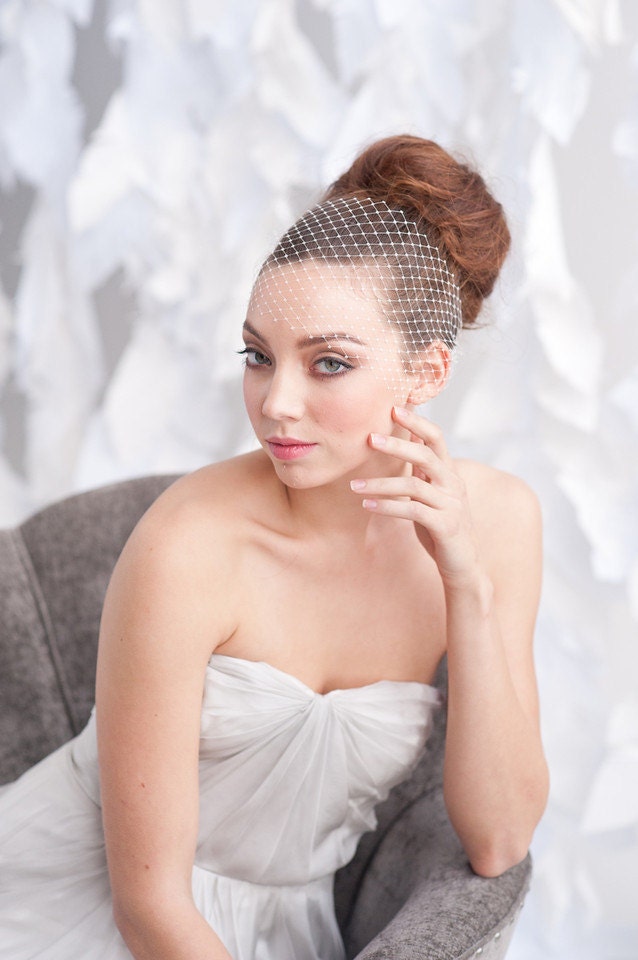 Venetian birdcage veil