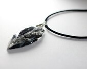 Statement drop shaped pendant with chain of your choice