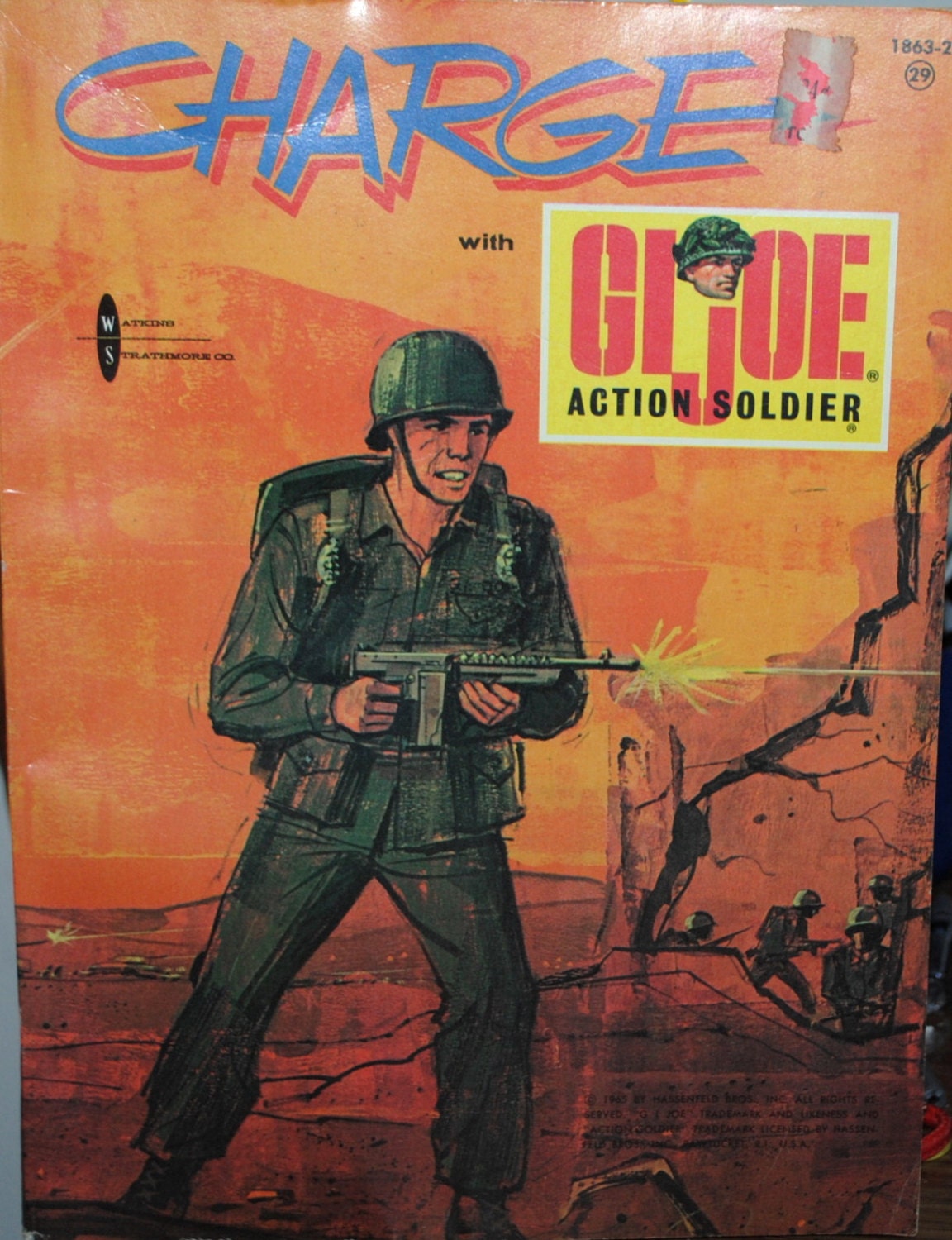 CHARGE with GI Joe action Soldier coloring book