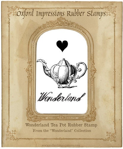 Teapot Rubber Stamp Set - Oxford Impressions