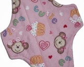 Cutie Cupcake Flannel Reusable Cloth Pantyliner Pad