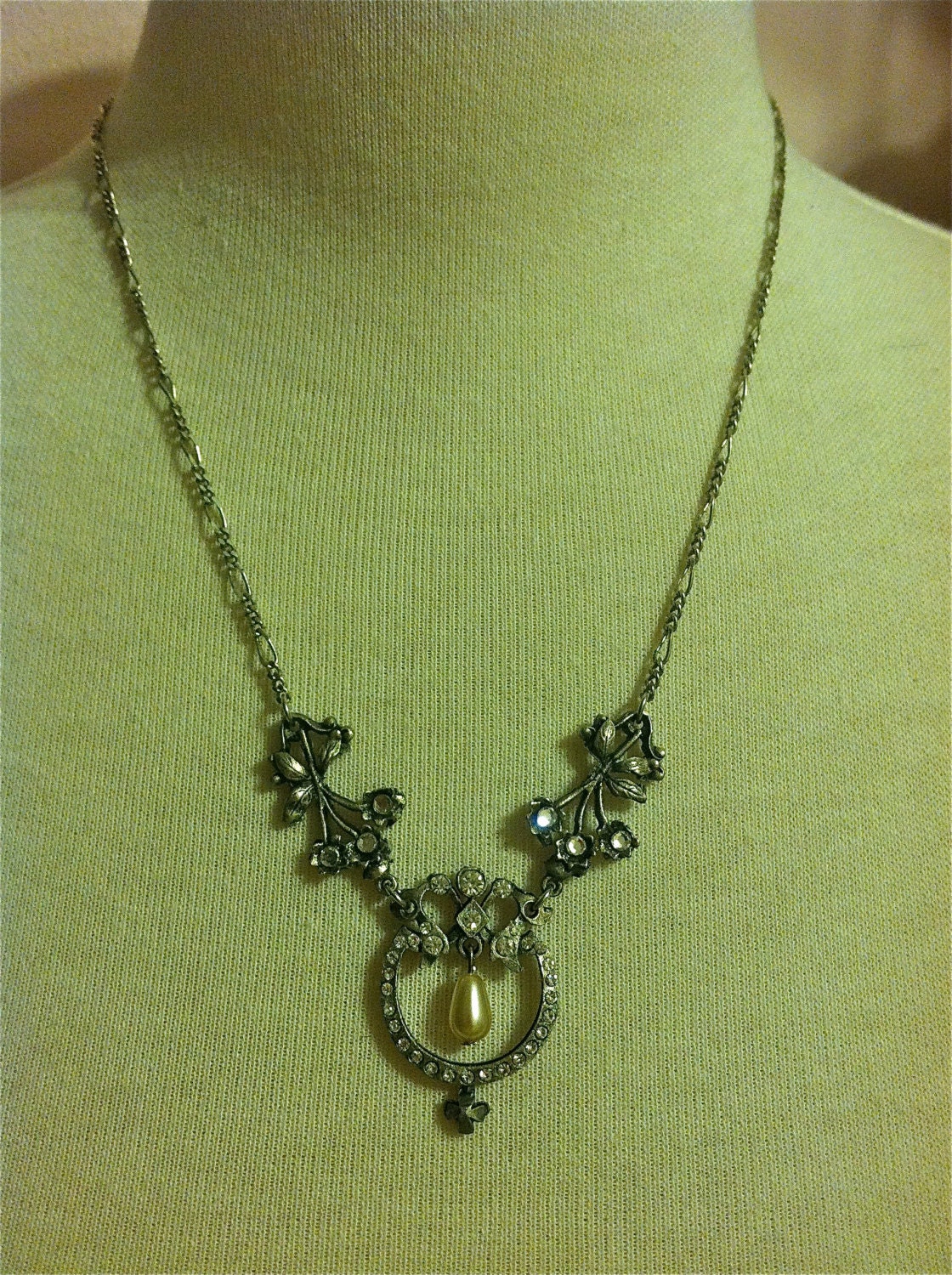 Downton Abbey 1920's Wedding Jewelry Lady Edith Variation Necklace