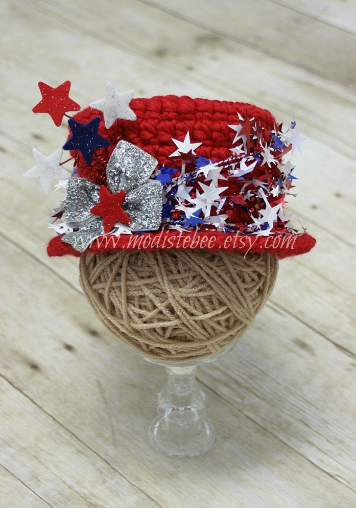 Independence Day Top Hat  photography prop