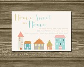 SALE - Digital Printable Moving Announcement - Home Sweet Home II - DIY. Moving Card. Moving Announcement. Sweet Homes. Home Sweet Home.