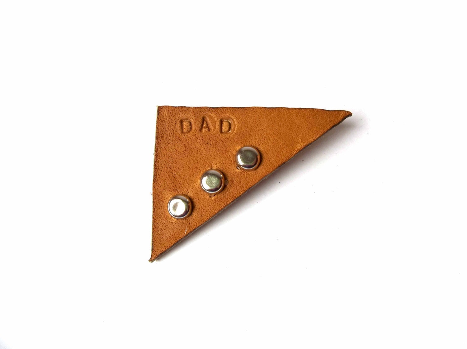 Mens Leather Accessory Fathers Day Lapel Pin