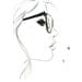 That Nerdy Girl, Print from original watercolor and pen fashion illustration by Jessica Durrant