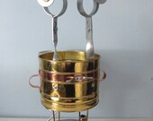 Lamp - Reboot Robot Lighting Made From a Brass Planter