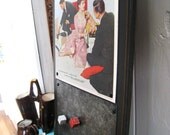 1955 Coca Cola Ad Magnet Board Home and Living Organization