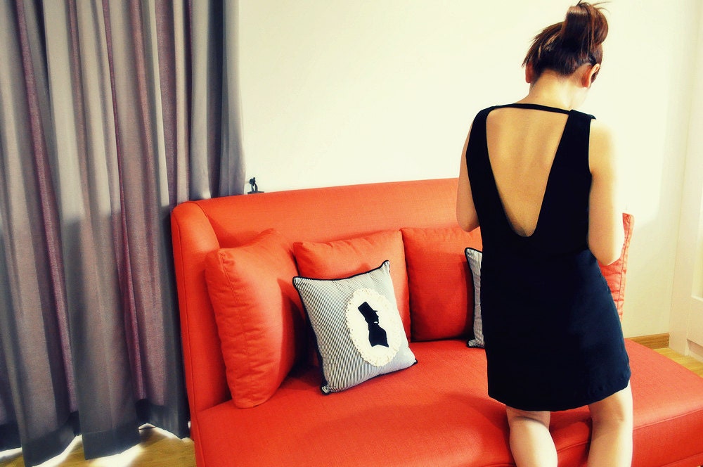 Little Black Dress Backless Petite Sleeveless Evening Low Back Prom Day Mini Party Cocktail Short Fashion XS 2 Etsy LBD Mother's Day Gift