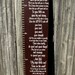 Growth chart, room for all family's children, fully customized to fit your family