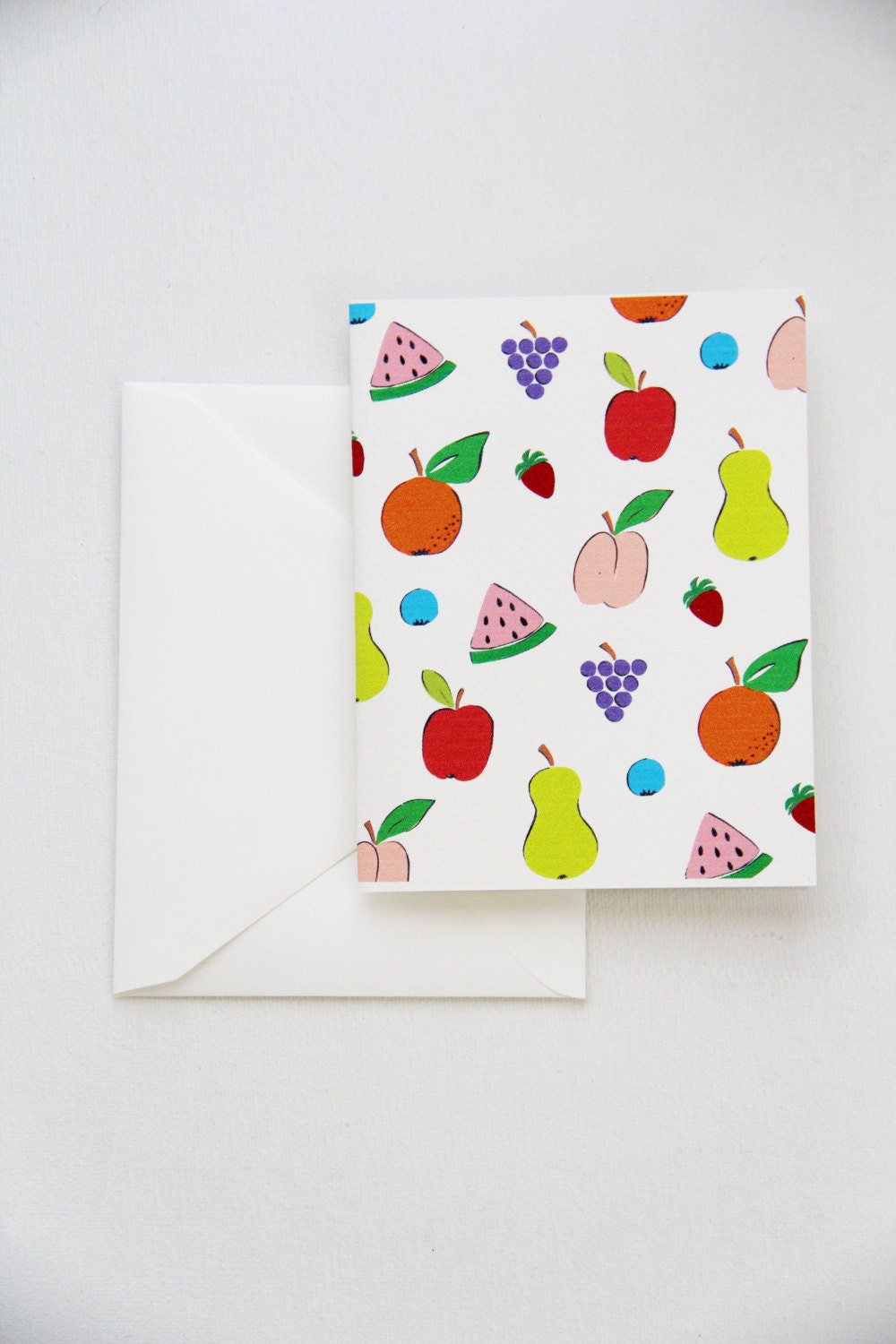 Hand Painted Greetings - So Fruity - Just for Fun Notecards - A2