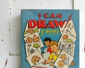 1953 platt & munk I CAN DRAW book set