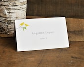 Place Card with Guest Name - Summer Birds