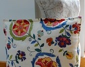 1 X ECO-FRIENDLY Cushion Cover by Fairytale13 - 20 X 20"  statement throw pillow bold floral tapestry pattern