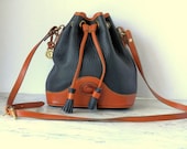 Dooney and Bourke Drawstring Cross Body Bag // Black AWL