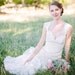 Keyhole Back Lace Wedding Dress