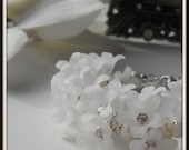 Flowers Diamonds and Pearls Corsage Bracelet Flower Girl B