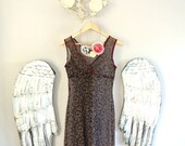 Summer dress, cottage, vintage floral sundress, romantic country chic party dress, vintage clothing, women's True Rebel Clothing M