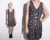 90s EXPRESS Grunge Floral Romper Dress
