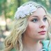 white bridal flower clip, wedding hair accessories, wedding flower clip silk flower hair clip