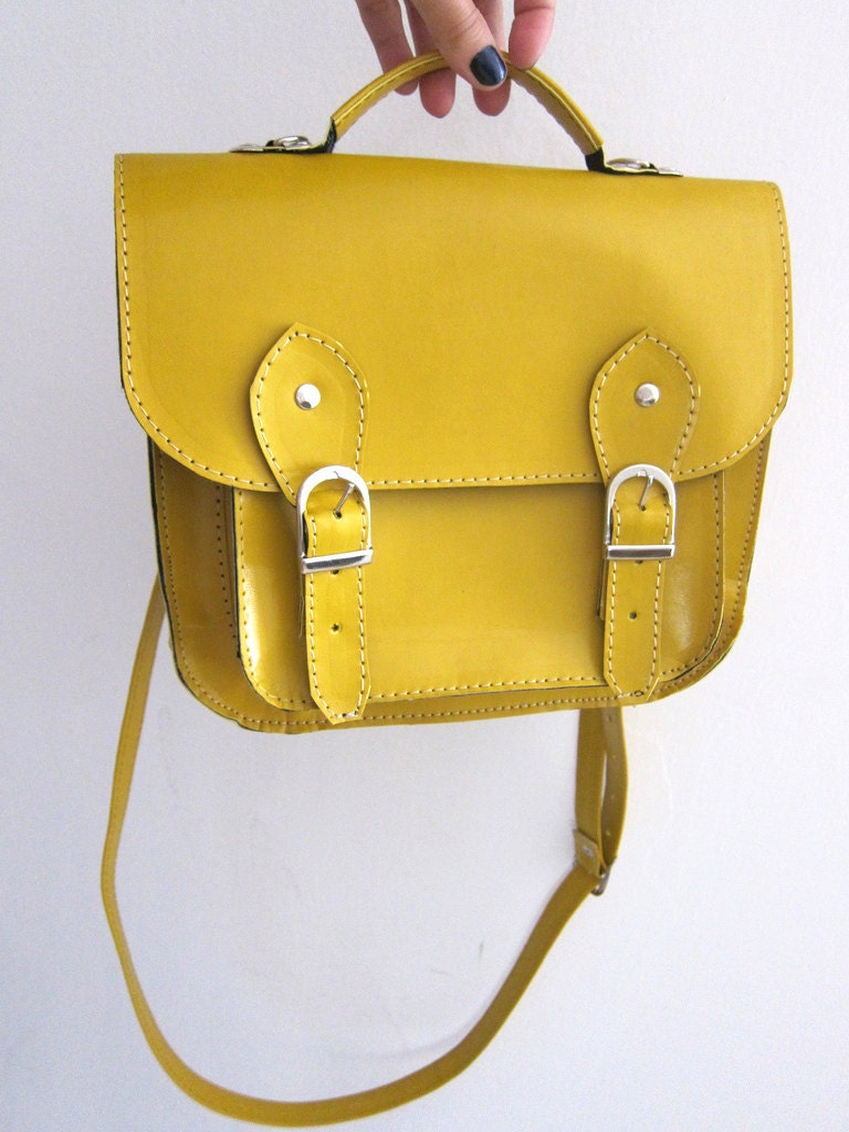 Bag number 3 Vegan non-leather satchel shoulder strap (Handmade to order)