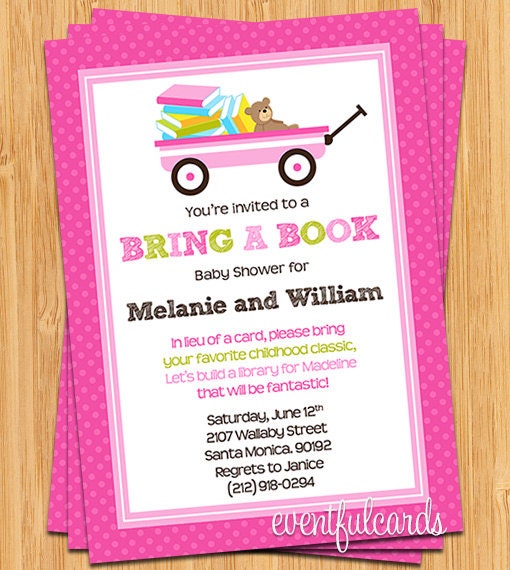 Bring a Book Baby Shower Invitation Il_170x135