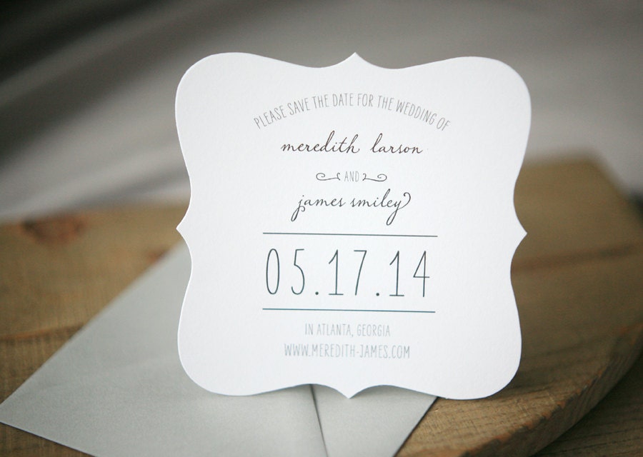 Wedding Save the Dates - Plantation Save the Date Card