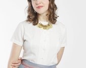 Marguerite // handmade in USA // eco friendly necklace