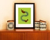Ferret Oh Ferret - Slinky-Animal Hybrid 8 x 10 Art Print (Free Shipping in US)
