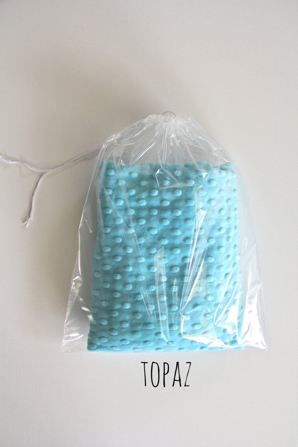 topaz minky dimple dot destash