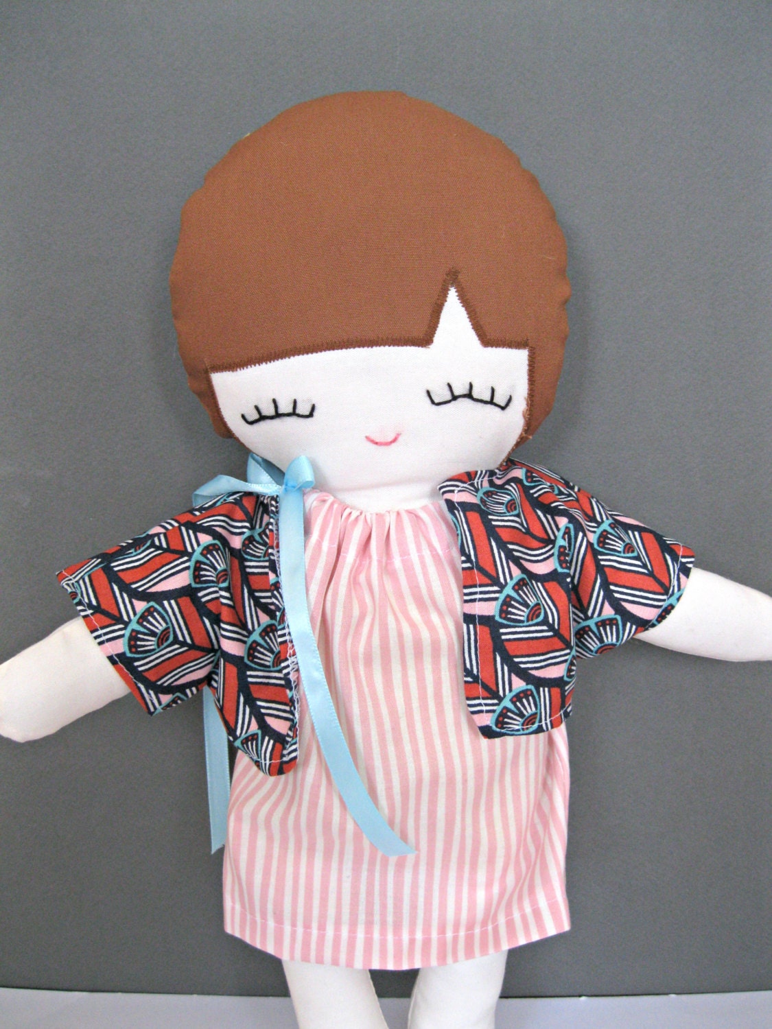 Organic Fabric Rag Doll - Eco-Friendly Organic Olivia
