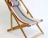 Tywyn Grey Deckchair, outdoor furniture